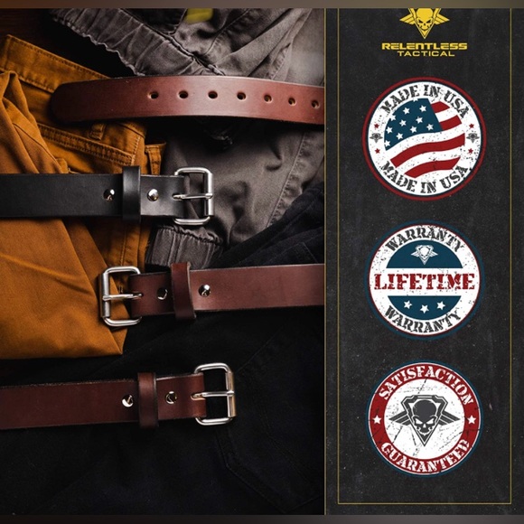 Relentless Tactical The Ultimate Gun Belt | Made in USA | Concealed Carry Belt - Picture 9 of 9